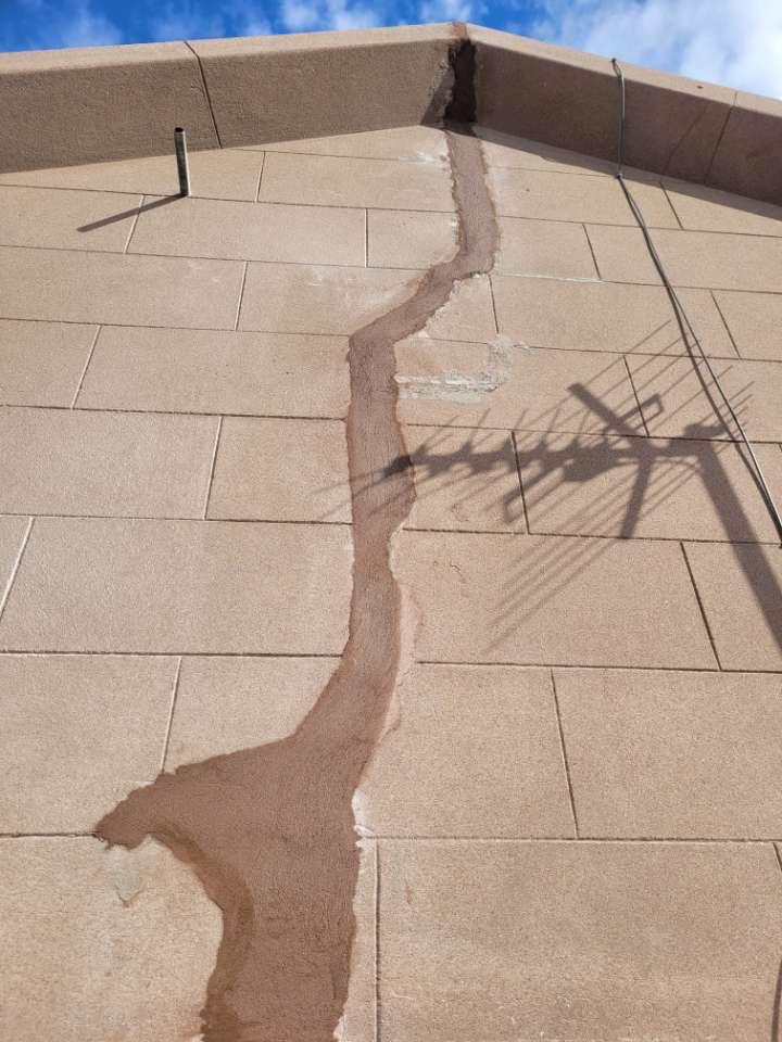 Stone crack repair and repointing